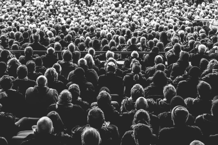 seated audience