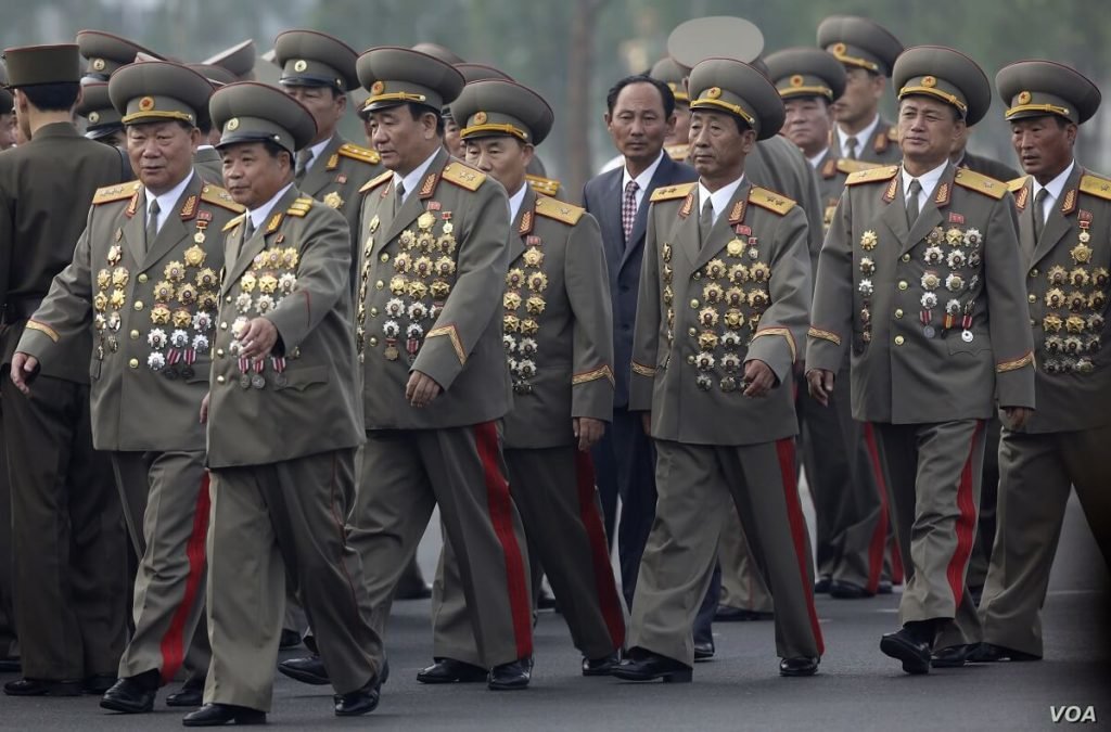 L'intero apparato militare del Korean People's Army