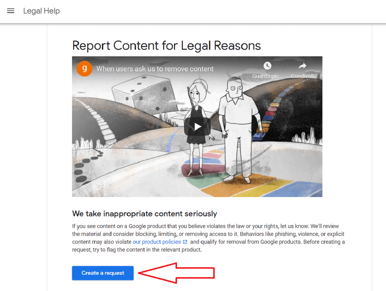 How to exercise the right to be forgotten on google