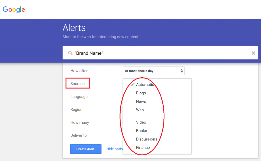 How to set up Google Alerts reputationup guide