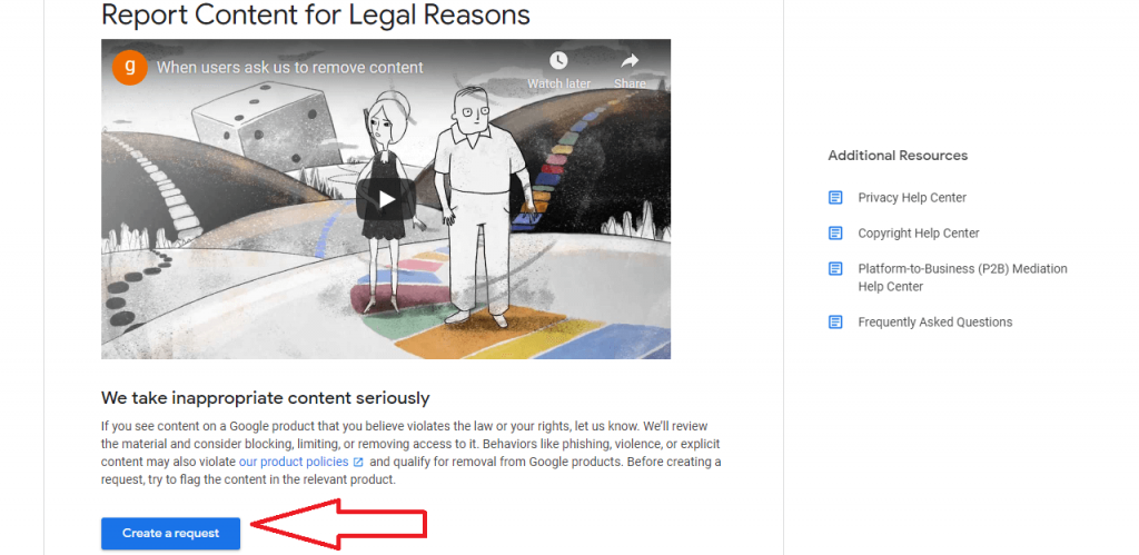 how to report content for legal reasons reputationup