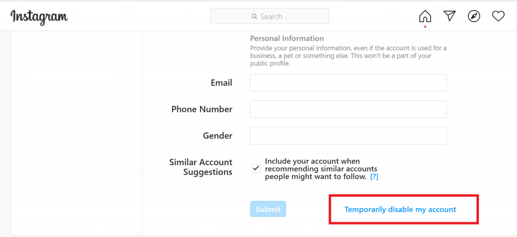 How to disappear from Instagram ReputationUP