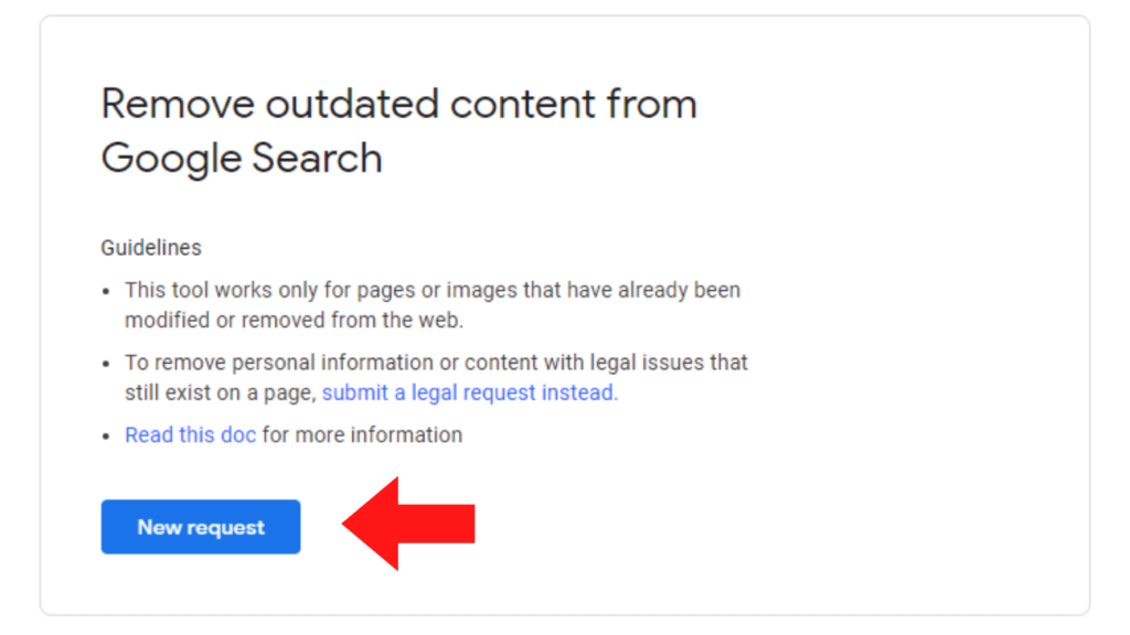 How to contact google to remove outdated negative articles from search results new request ReputationUP