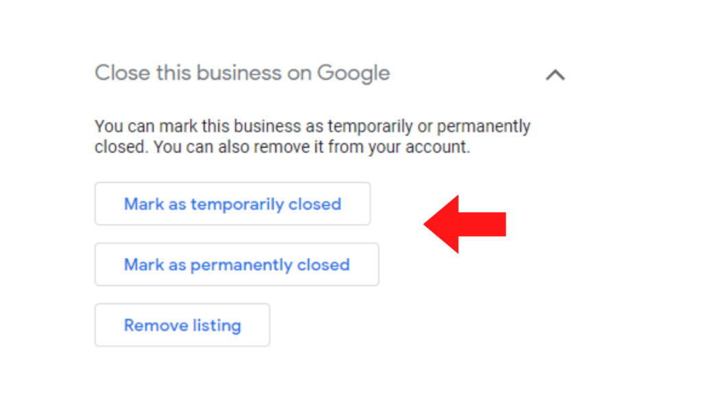 Remove listing from Google Search ReputationUP