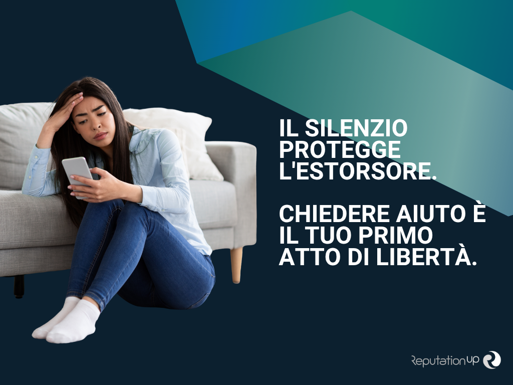Il silenzio protegge l'estorsore