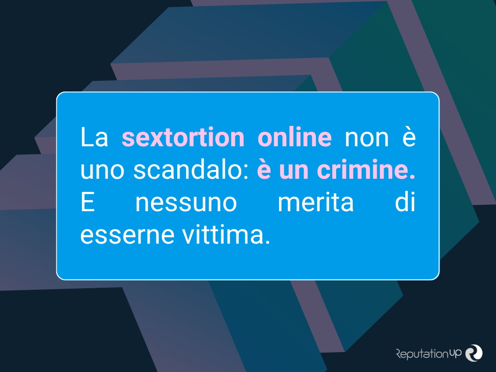 sextortion crimine online