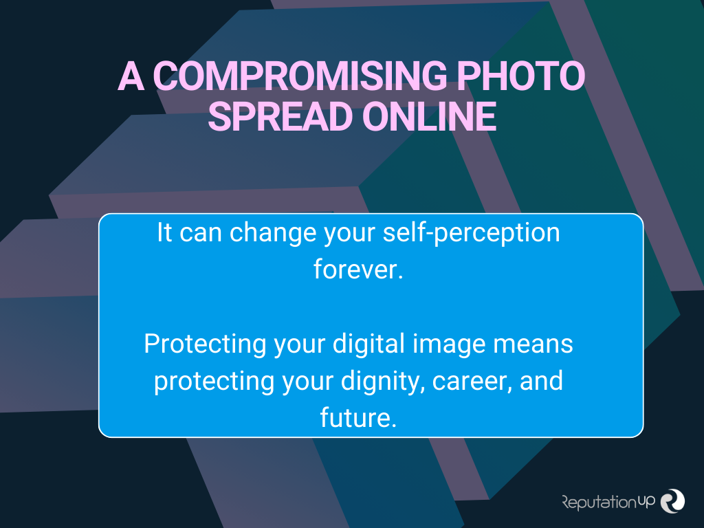 A compromising photo spread online ReputationUP