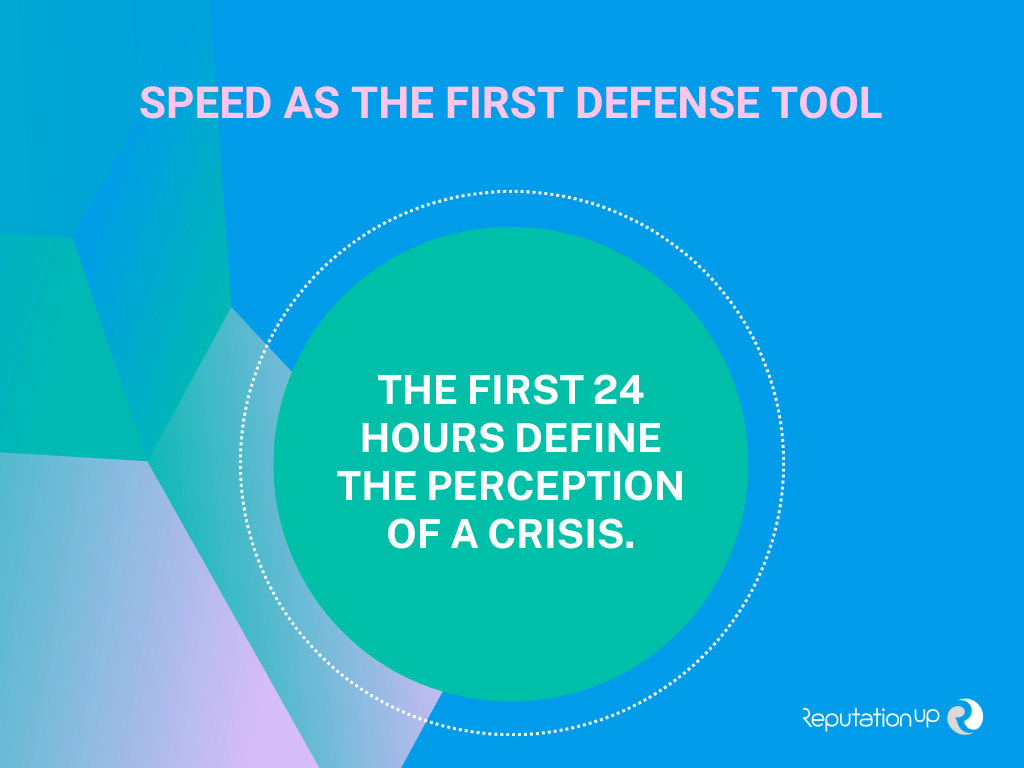 Speed as the first defense tool ReputationUP