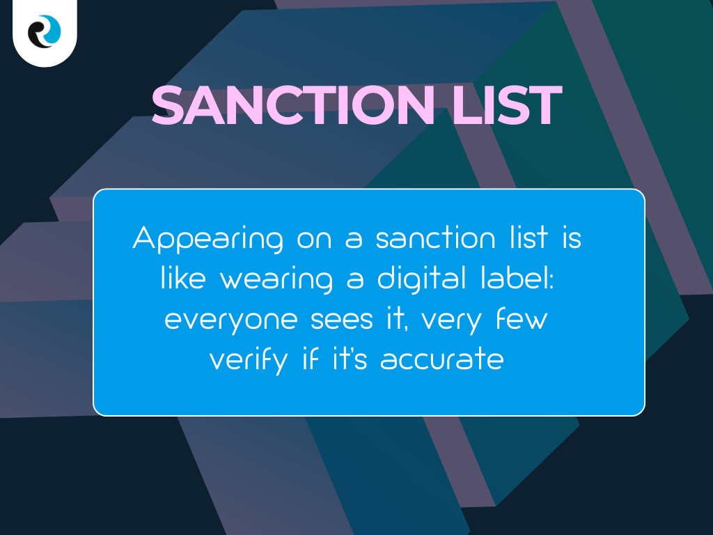 Appearing on a sanction list ReputationUP
