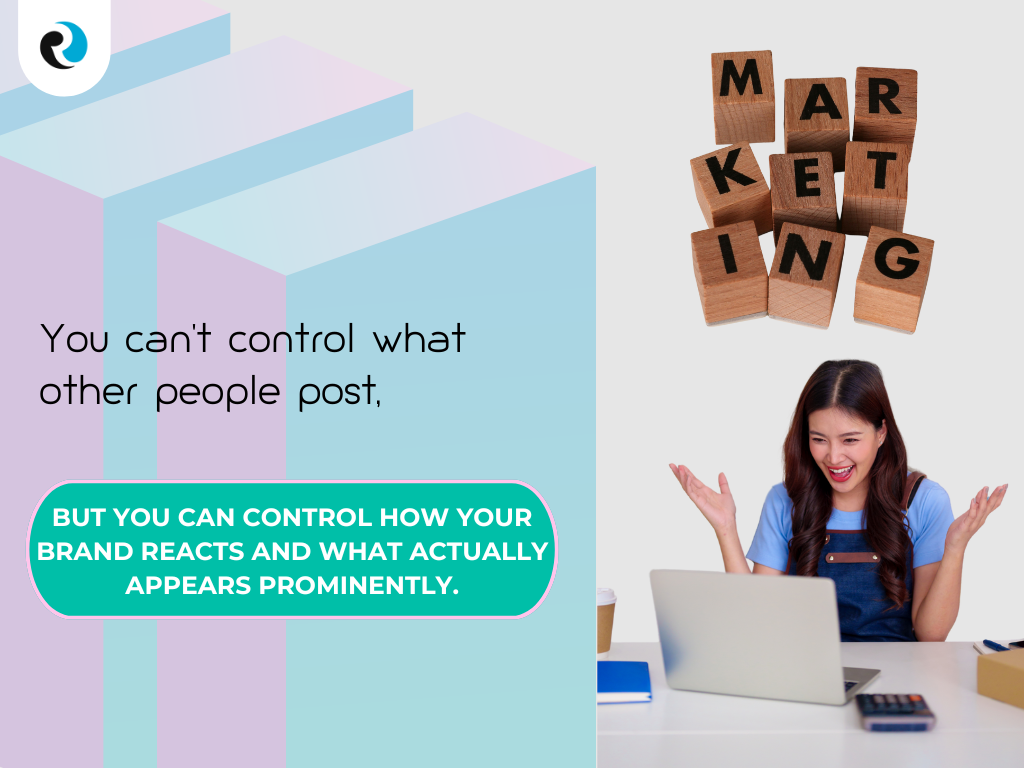 You can't control what other people post ReputationUP