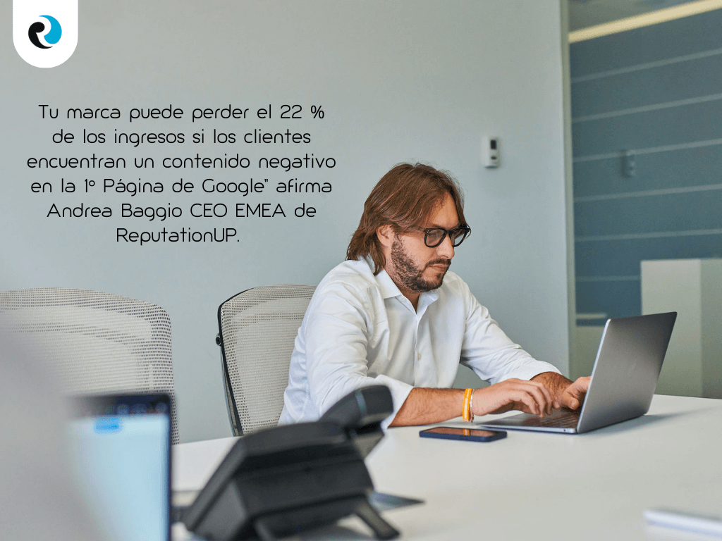 Contenido negativo en la 1 pagina ReputationUp