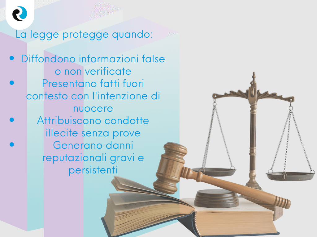 La legge protegge quando REPUTATION UP