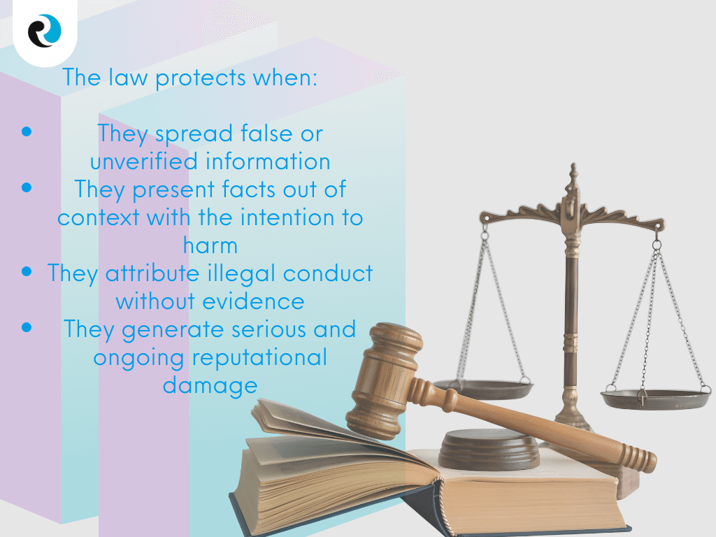 The law protects when REPUTATIONUP