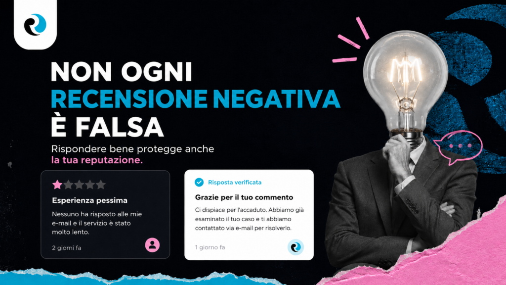 Come capire se una recensione è falsa, manipolata o semplicemente negativa ReputationUP