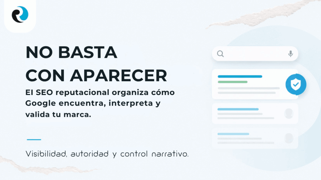 NO BASTA CON APARECER REPUTATION UP