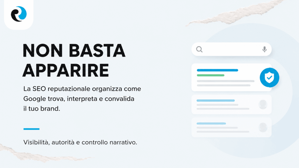 NON BASTA APPARIRE REPUTATIONUP