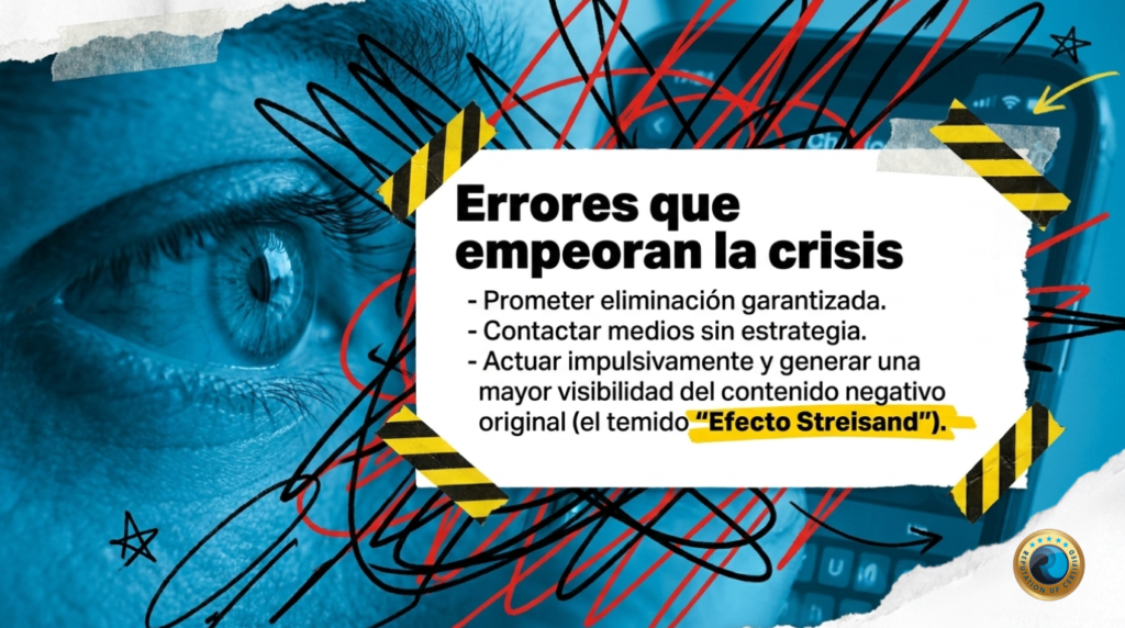 Errores que empeoran la crisis ReputationUP