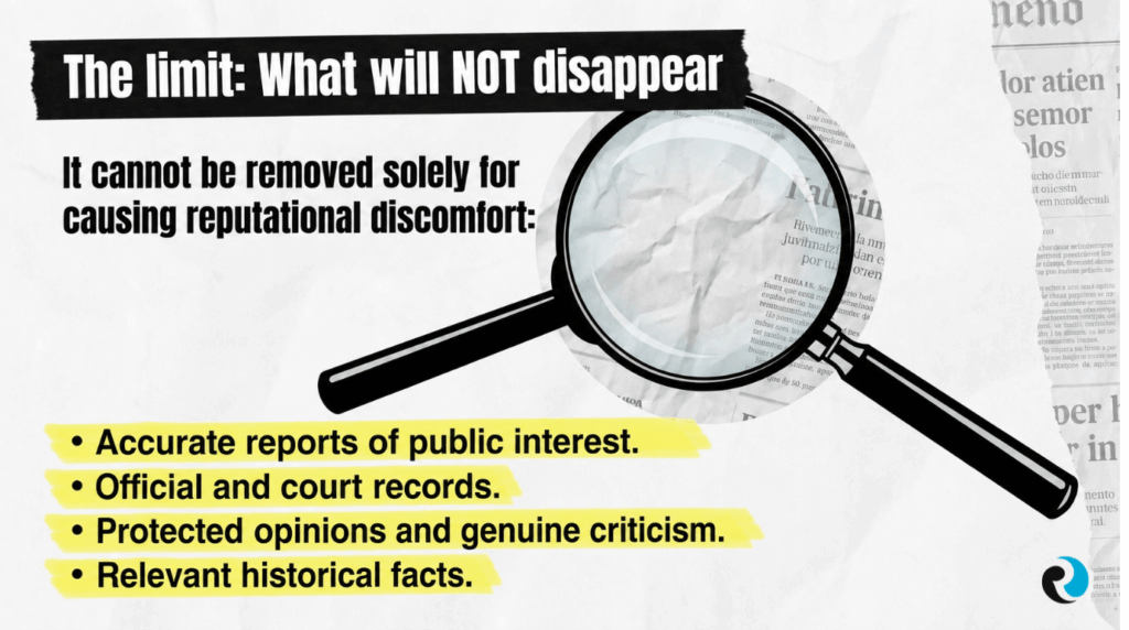 ReputationUP What will not disappear