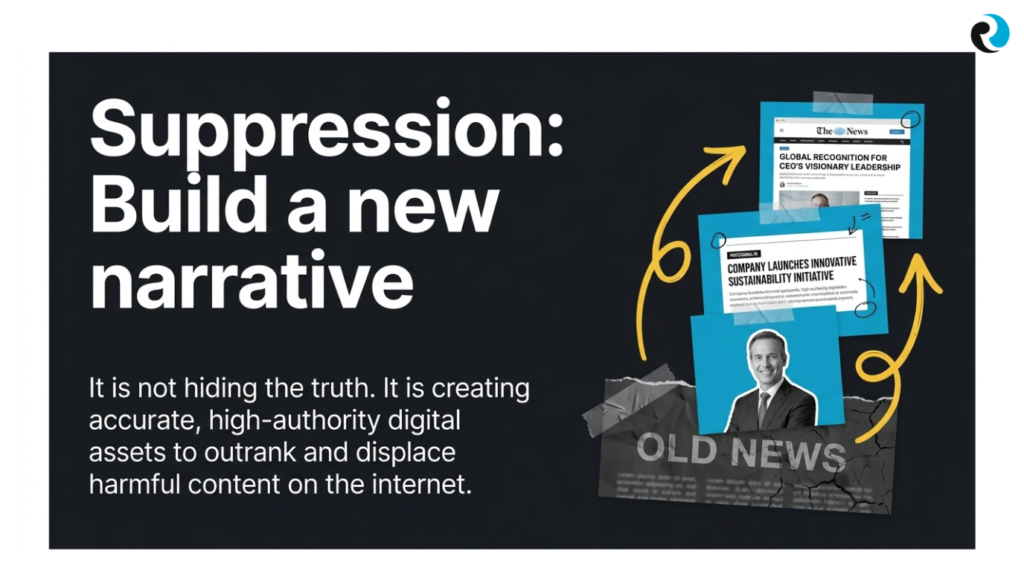 suppression build a new narrative Reputationup