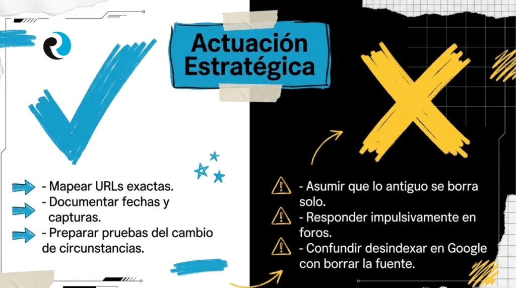 Actuacion Estrategica Contenido obsoleto online ReputationUP