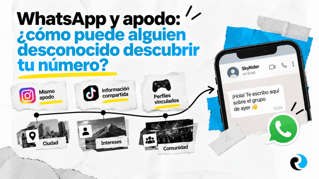 WhatsApp y apodos ReputationUP