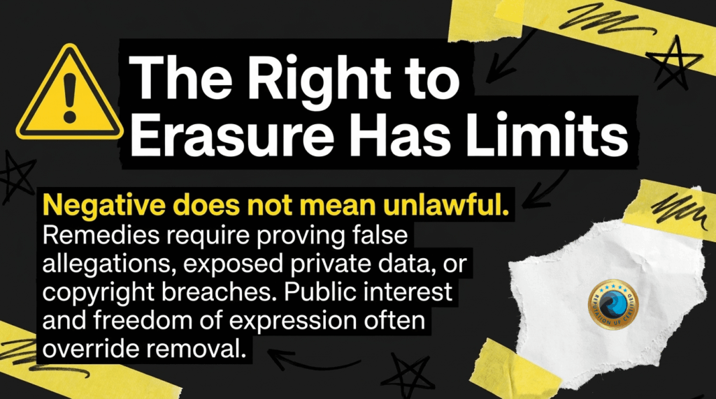 Harmful Links The right to erasure has limits reputationup