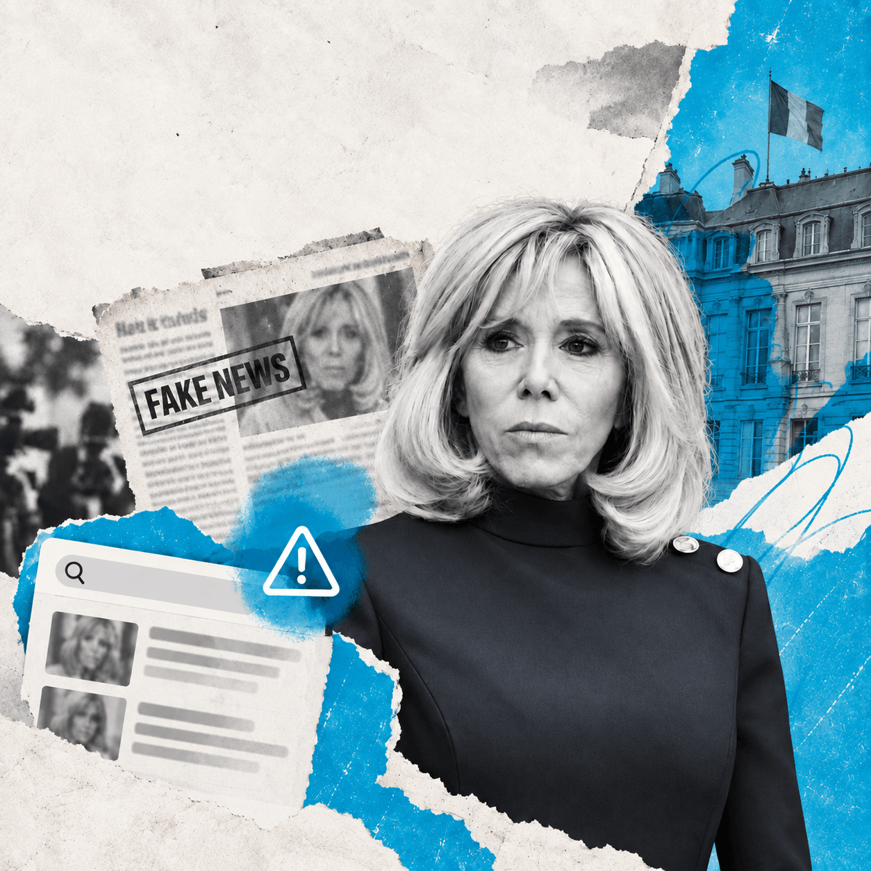 Il caso Brigitte Macron false accuse online ReputationUP
