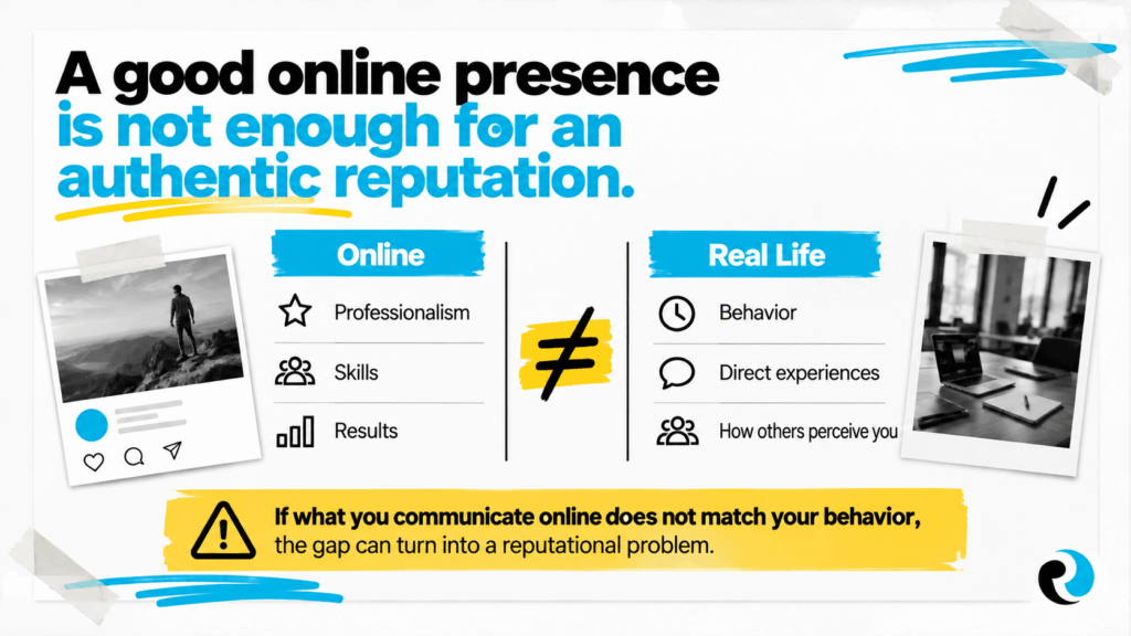 Online reputation and real life ReputationUP