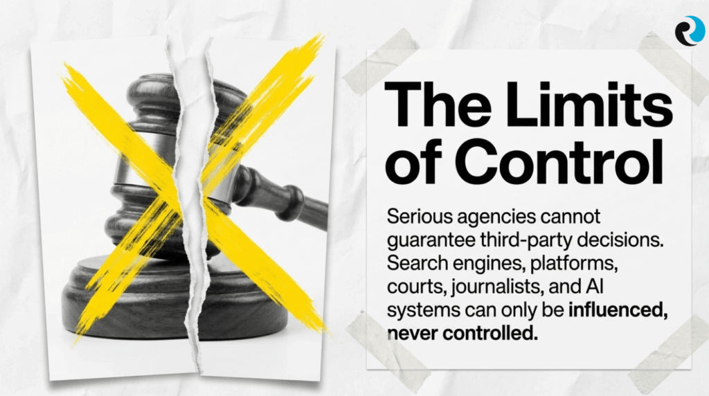 Reputation Repair Providers The Limits of control ReputationUP