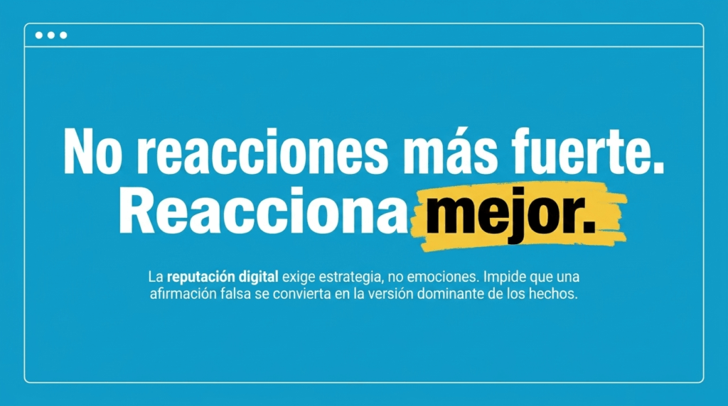 Acusaciones falsas online ReputationUP