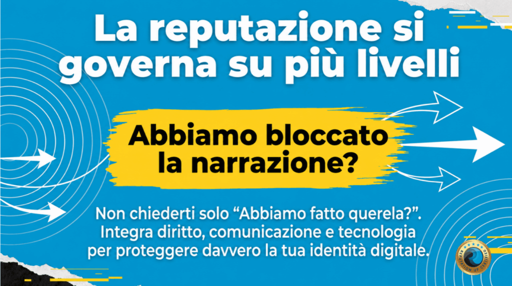 La reputazione si governa su piu livelli ReputationUP