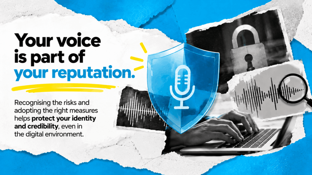 Protect reputation from voice cloning ReputationUP